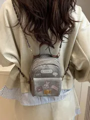 バッグ レディース バックパック レディース バックパック 新作 カジュアル シック ファッション 刺繍 プリント トラベル キュート チェーン ショルダーバッグ 女性用