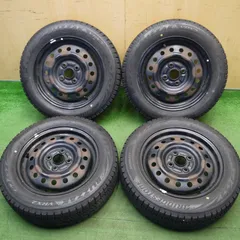 バリ溝！24年！9.5分以上★スタッドレス 155/65R14 ブリヂストン ブリザック VRX2 スチール ホイール 14インチ PCD100/4H★6040302Hスのサムネイル