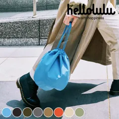 ショルダーバッグ hellolulu ノリー NOLLY （ ハロルル バッグ レディース メンズ ショルダー かばん 鞄 クロスボディ 軽い 斜め掛け ポシェット 巾着 2way 軽量 撥水 ボタン 内ポケット おしゃれ )