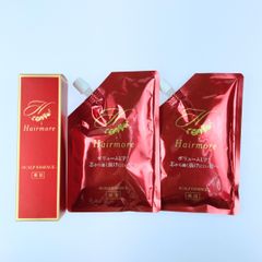 ヘアモアシリーズ薬用ヘアモアローション本体と入れ替え用3袋セット 