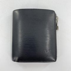 LOUIS VUITTON エピ 二つ折り財布 ブラック - メルカリ