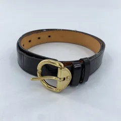 中古】LOUIS VUITTON サンチュール ヴェルニ ベルト 80/32 M6979