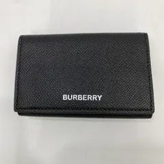 【中古】BURBERRY 3つ折り財布 ブラック TIVDSR1271 バーバリー[24][240024555609]のサムネイル