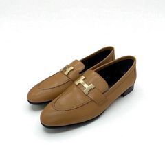 未使用 HERMES パリ モカシン 34.5 ローファー - メルカリ