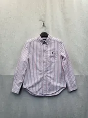 ポロ ラルフローレン ピンク ストライプ シャツ