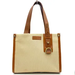 BURBERRY バーバリー  ハンドバッグ　トートバッグ　キャンバス　ノバチェック　レザー　ブラウン　ベージュ　系