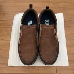EDWIN エドウィン AMERICANINO 靴 25 紺 茶 スリッポン - メルカリ