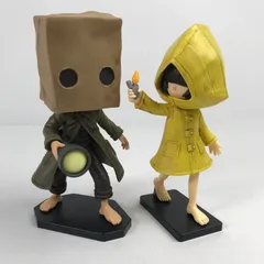 【中古品】 LITTLE NIGHTMARESⅡ シックス＆モノ フィギュア 本体のみ 2点セット 箱なし 現状渡し 【052-260413-io-64-fuzh】