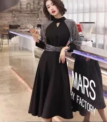 送料無料 未使用 二次会 パーティ 結婚式 コンサート ワンピース 7号 S (OPN2803)