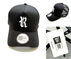未使用 タグ付き　別注　ロンハーマン × ニューエラ　完売　Ron Herman NEW ERA for RHC Men R ロゴ メッシュ キャップ　ブラック　限定のサムネイル