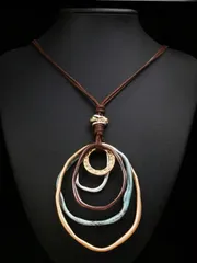 ジュエリー レディース ネックレス 幾何学チャームネックレス