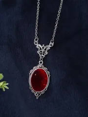 ジュエリー レディース ネックレス オーバル ペンダント ネックレス