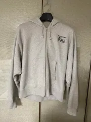 XS ナイキ×ステューシー フーデッドジップアップ グレー
