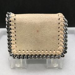 ゆぺぺ⭐︎ ステラマッカートニー　ファラベラ　三つ折り財布（ベージュ） Amazon | [ステラマッカートニー] 財布 ファラベラ ミニ財布 三つ折り