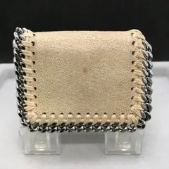 STELLA McCARTNEY　ステラマッカートニー　三つ折り財布　ファラベラ　エコレザー　ベージュ系　1657