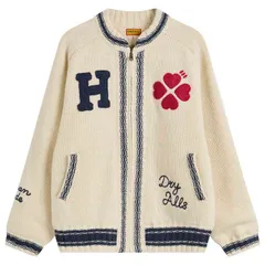 ヒューマンメイド メンズ アウター カーディガン ニット Human Made ZipUp Knit Cardigan White ホワイトのサムネイル