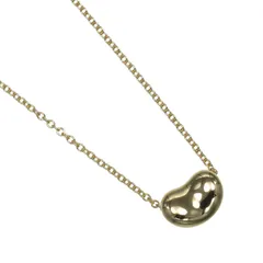 【TIFFANY&Co.】ティファニー ビーン 9mmモデル K18イエローゴールド レディース 3.48g ネックレス