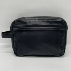 BN8413●PORTER AROUND  POUCH  ポーター アラウンド ポーチ 003-01268セカンドバッグ クラッチバッグ レザー ブラック 二層 美品