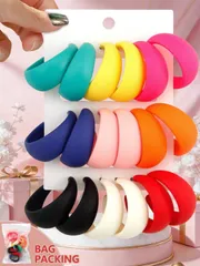 ジュエリー レディース イヤーアクセサリー   9ペア マルチカラー樹脂三角形のピアス、ガールズパーティー、カジュアル、休暇用