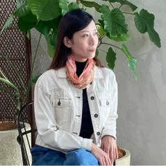 日本製 横浜シルク KINUWA リングスカーフ シルク100% シルクシフォン グラデーションペイズリー柄 (5288 ピンク)