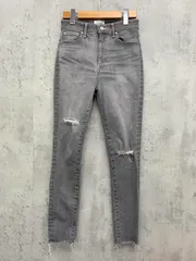 eimy istore エイミーイストワール クラッシュ ベーシック スキニー デニムパンツ size25/グレー ■■◎レディース