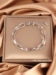 ジュエリー レディース ブレスレット  1個 ステンレススチール ブレスレット レディース パンク シルバー ゴールドカラー チェーン ブレスレット メンズジュエリー ギフト