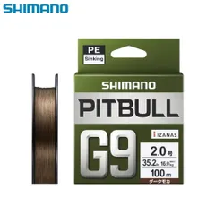 SHIMANO PITBULL G9 ピットブル G9 ダークモカ 150m 1.5号 LD-M59Zのサムネイル