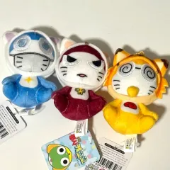 まとめ売り) ケロロ 猫 キーホルダー ぬいぐるみ ギロロ クルル タママ