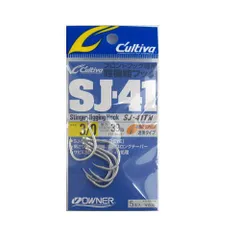 オーナー ジギングフック ＳＪ－41ＴＮ ＃3/0【ゆうパケット】