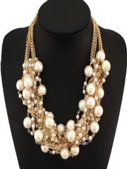 ジュエリー レディース ネックレス 新作パールネックレス、チョーカーネックレス、鎖骨チェーン