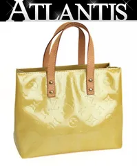ルイヴィトン Louis Vuitton リードPM ミニトートバッグ ヴェルニ ベージュ M91144 【74353】