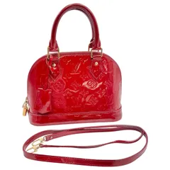 LOUIS VUITTON ルイヴィトン アルマBB 2wayバッグ モノグラムヴェルニ レッド M91606