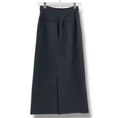 Ballsey ボールジィ トリアセテートリネンストレッチ タイトロングスカート スリット 黒 ブラック サイズ32 レディース 春 夏 ゴーゴー古着マルイ北千住店 22 No.2123のサムネイル