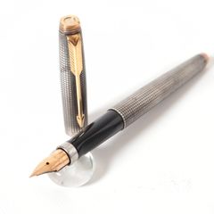 パーカー 75 シズレ 万年筆 スターリングシルバー 14K XF 極細字 米国