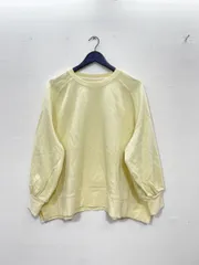 SHIPS any シップス エニィ 〈ウォッシャブル〉カノコ ワイド ボリューム パフ プルオーバー カットソー sizeF/黄 ■■レディースのサムネイル