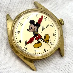 【稼動】SEIKO セイコー ミッキーマウス 時計 手巻き レトロ フェイスのみ 5000-6030 ヴィンテージ