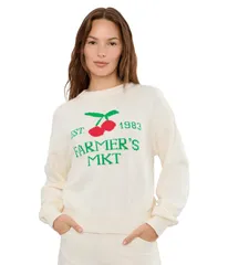 【送料無料】 525アメリカ レディース ニット・セーター アウター Bella Graphic Pullover Chalk Combo