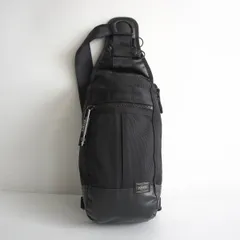 【美品】PORTER 【HEAT ヒート スリングショルダーバッグ】 ポーター ブラック ボディバッグ 26040317