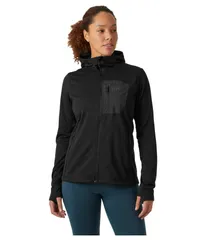 ヘリーハンセン レディース アウター ニット・セーター フーデッドジャケット フリース ジャケット Helly Hansen Fleece Hooded Jacket Black ブラックのサムネイル