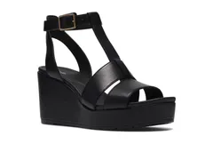 【送料無料】 クラークス レディース ヒール シューズ Sabina Hope Black Leather