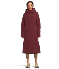 コロンビア レディース アウター コート フーデッドジャケット Columbiamaze Puff Long Hooded Jacket Rich Wine ワイン