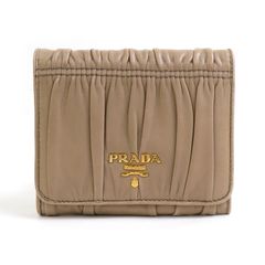 PRADA プラダ 長財布 ナッパレザー ゴールドロゴ フラップ 0703-5