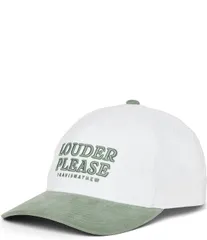 【送料無料】 トラビスマヒュー メンズ 帽子 アクセサリー Louder Please Corduroy TwoTone Snap Back Hat White