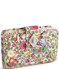 【送料無料】 ベラブラッドリー レディース 財布 アクセサリー x Peanuts Country Club Paisley Small Turnlock Bifold Wallet Country Club Peanuts Paisley