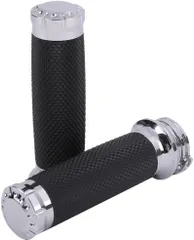 バイク ハンドル グリップ 25mm スロットル バー ハーレー ドラッグスター 汎用 社外品 Avan Knight KRB281 (シルバー) [シルバー]のサムネイル