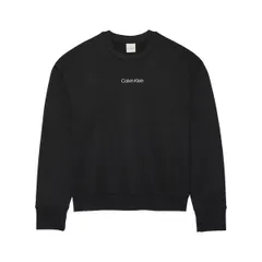 カルバンクライン レディース アウター パーカー・スウェット シャツ Calvin Klein Womens Crew Sweatshirt Black ブラック