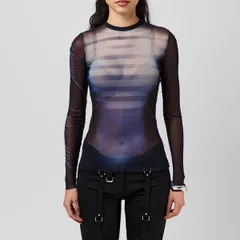 ジャンポール ゴルチエ レディース トップス Tシャツ 長袖 Jean Paul Gaultier Womens LongSleeve TShirt Navy ネイビーのサムネイル