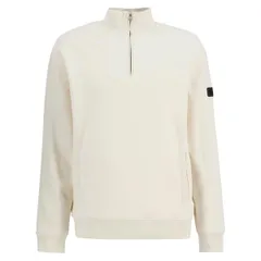 バブアー メンズ アウター パーカー・スウェット ハーフジップ シャツ コットン Barbour International Mens Ehan Half Zip Cotton Long Sleeveのサムネイル