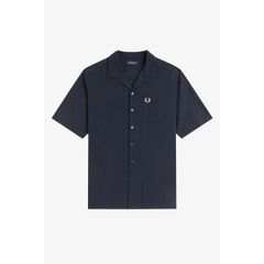 フレッドペリー メンズ トップス シャツ Fred Perry Menshort Sleeve Plain Shirt Navy 608 ネイビー
