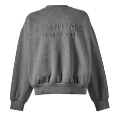 フィアオブゴッド メンズ アウター パーカー・スウェット シャツ Fear Of God Essentials Mens Crew Sweatshirt Charcoal Heath チャコールのサムネイル
